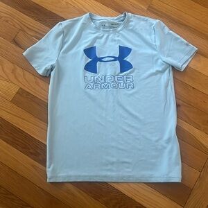 Under Armour boys blue performance material t-shirt